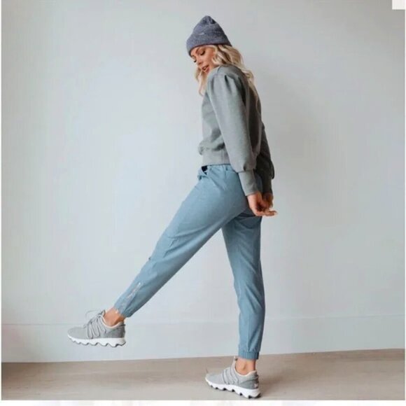 Albion Fit Jetsetter Joggers Light Chambray XXS Petite - Picture 1 of 13